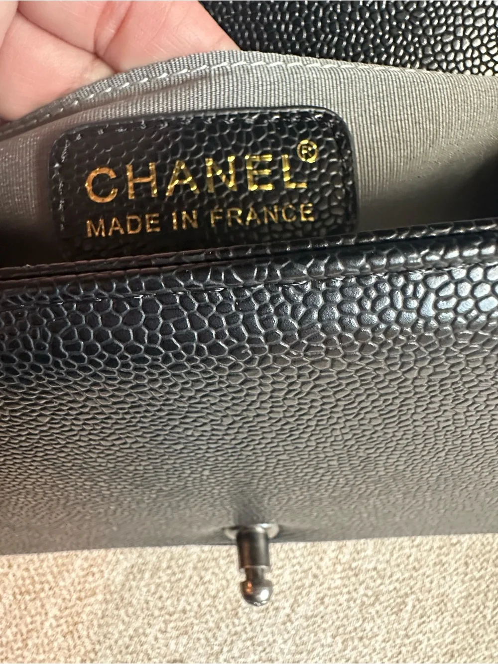 NWOT Luxury Medium Black Quilted Flap Bag Chain Strap Silver Hardware